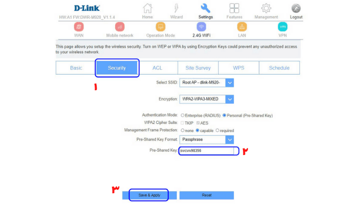 نصب و کانفیگ مودم دی لینک DWR-M920