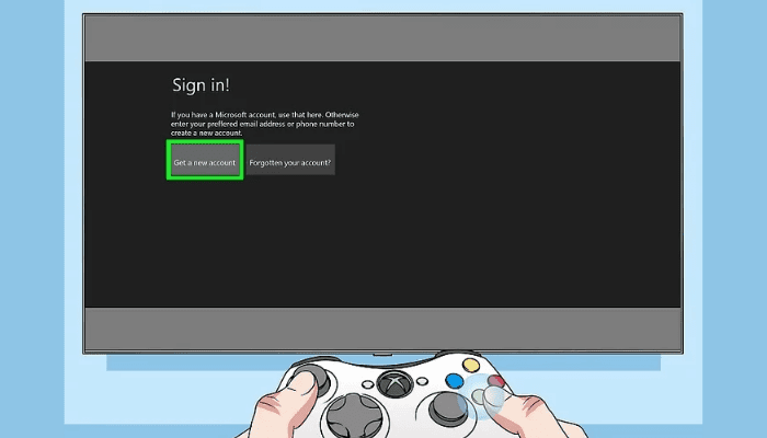 ساخت حساب کاربری ایکس باکس