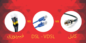 تفاوت اینترنت فیبر نوری، کابل، DSL و VDSL چیست؟