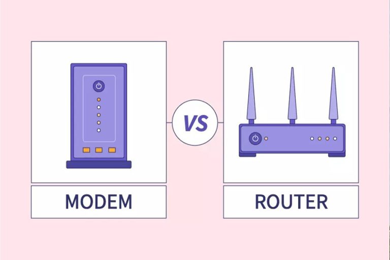 مقایسه مودم و روتر