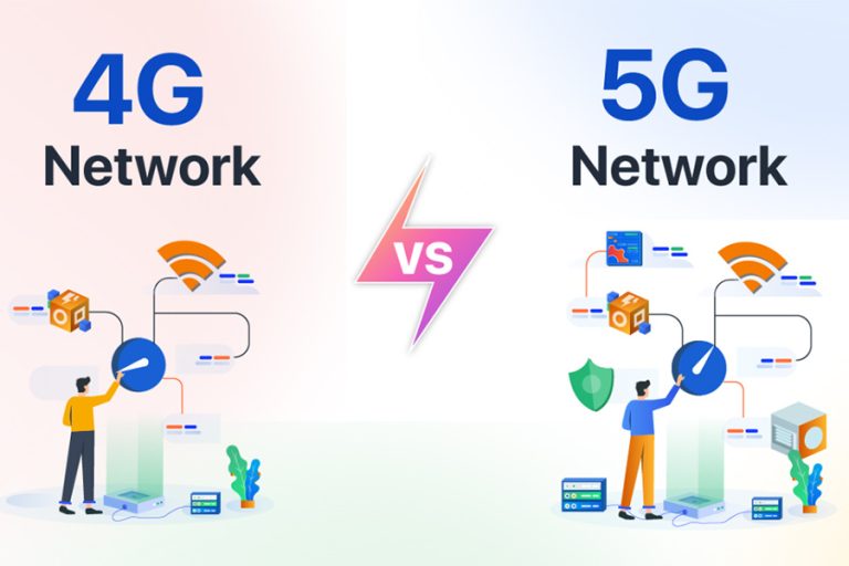 مقایسه شبکه 5G و 4G