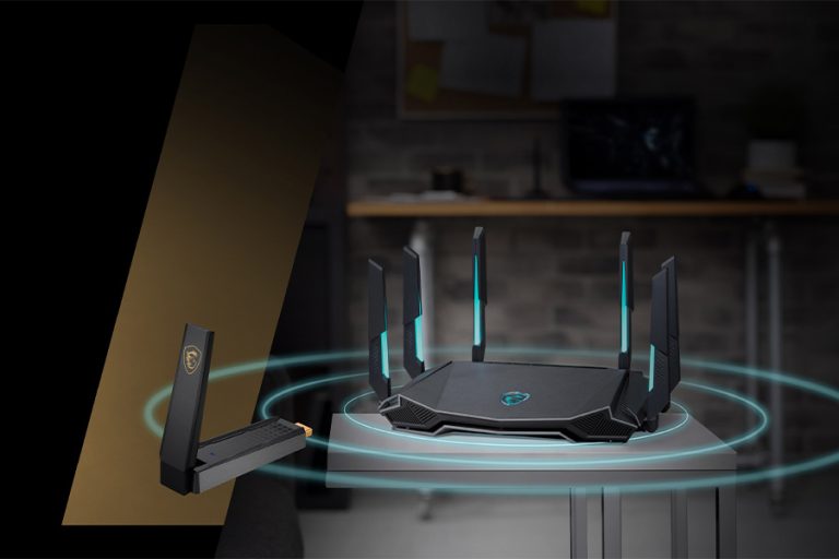 معرفی آداپتور وای‌فای سه بانده MSI AXE5400